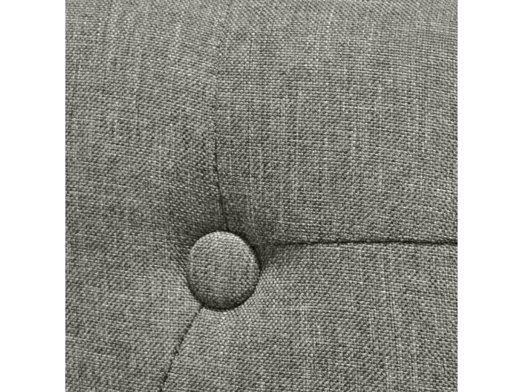 Chaises à manger lot de 6 gris tissu XEUR39976