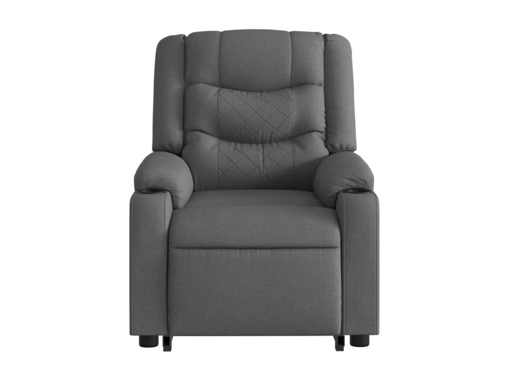 Fauteuil inclinable électrique gris foncé tissu BBRU63298