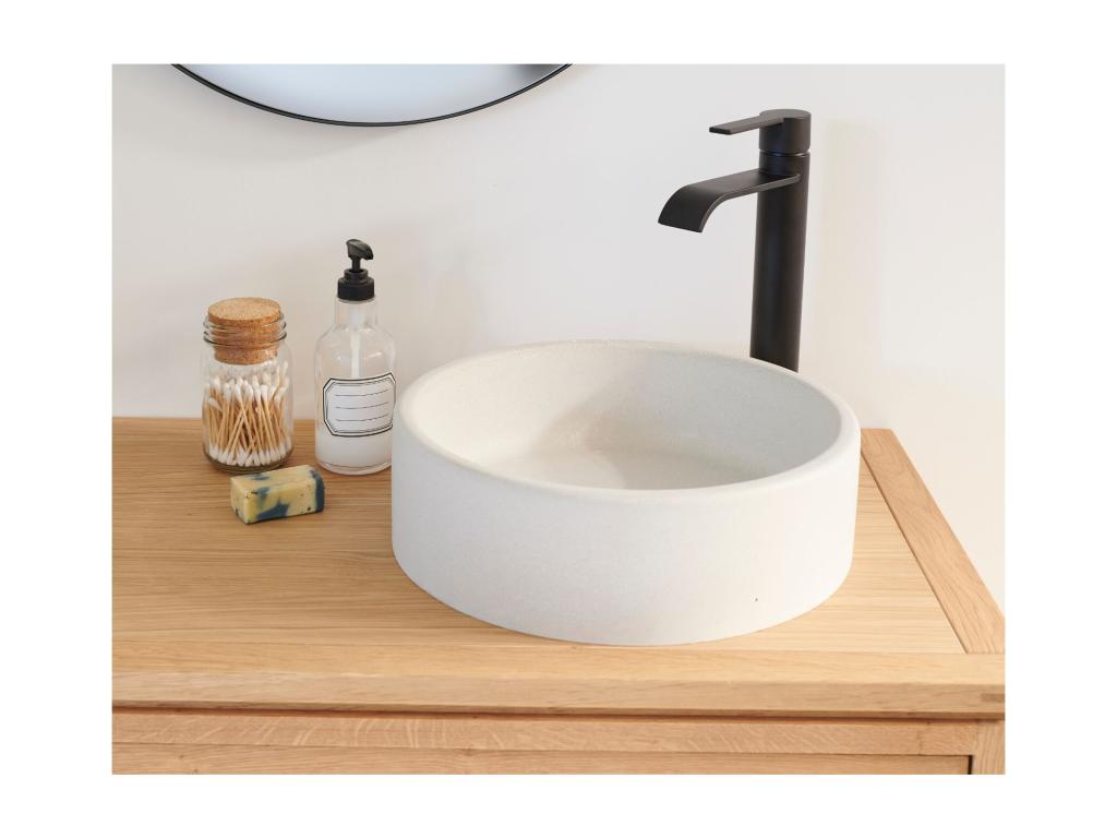Meuble de salle de bain L100 et ensemble colonne de rangement - Lumenao IVVE81208