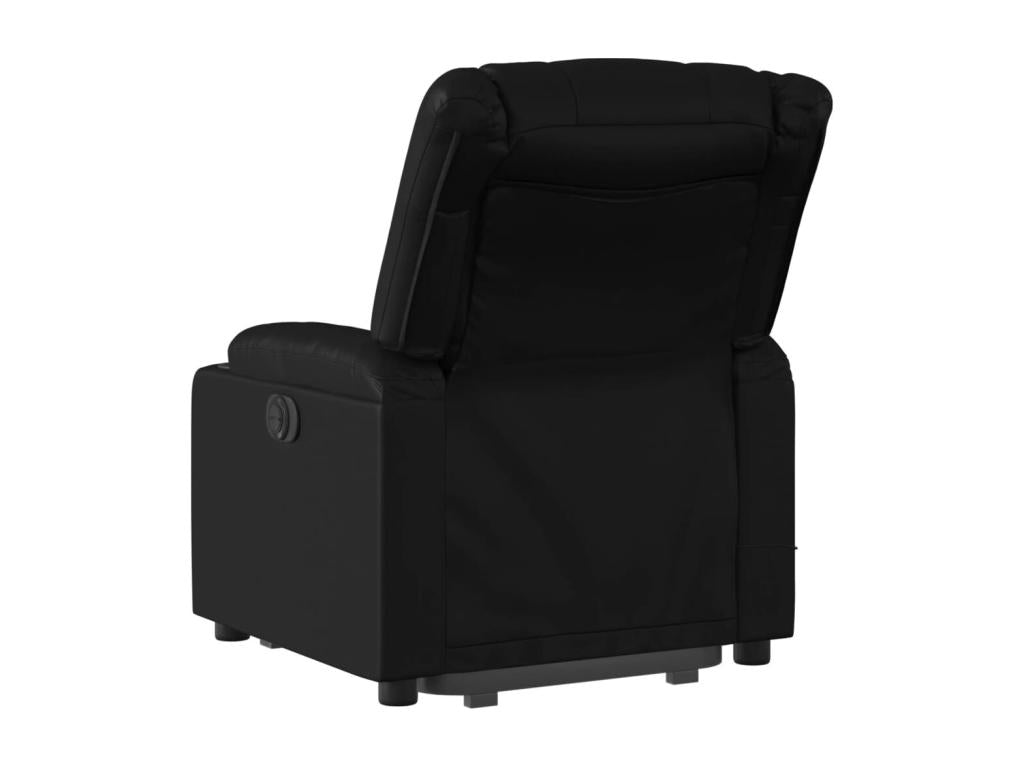Fauteuil inclinable massant Noir Similicuir STNC00756