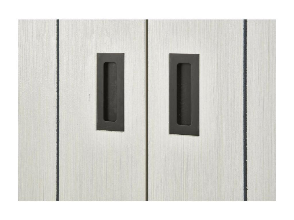 Armoire 2 Portes / 1 Tiroir Ventoriq 180cm Blanc NXFM14640