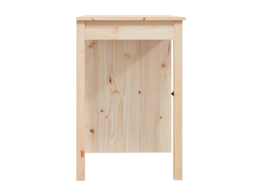 Bureau table poste de bois marron 100x50x75 cm 02 0023367 TUMO35824