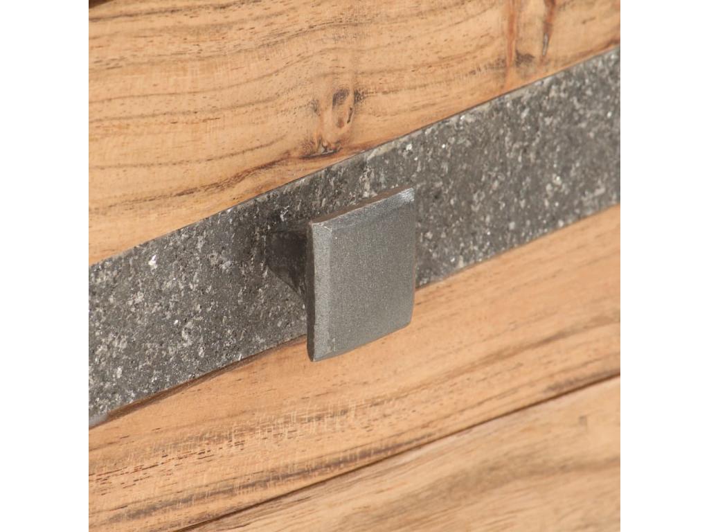 Table console 90x30x75 cm massif Bois d'Ventoriq EPBS42912