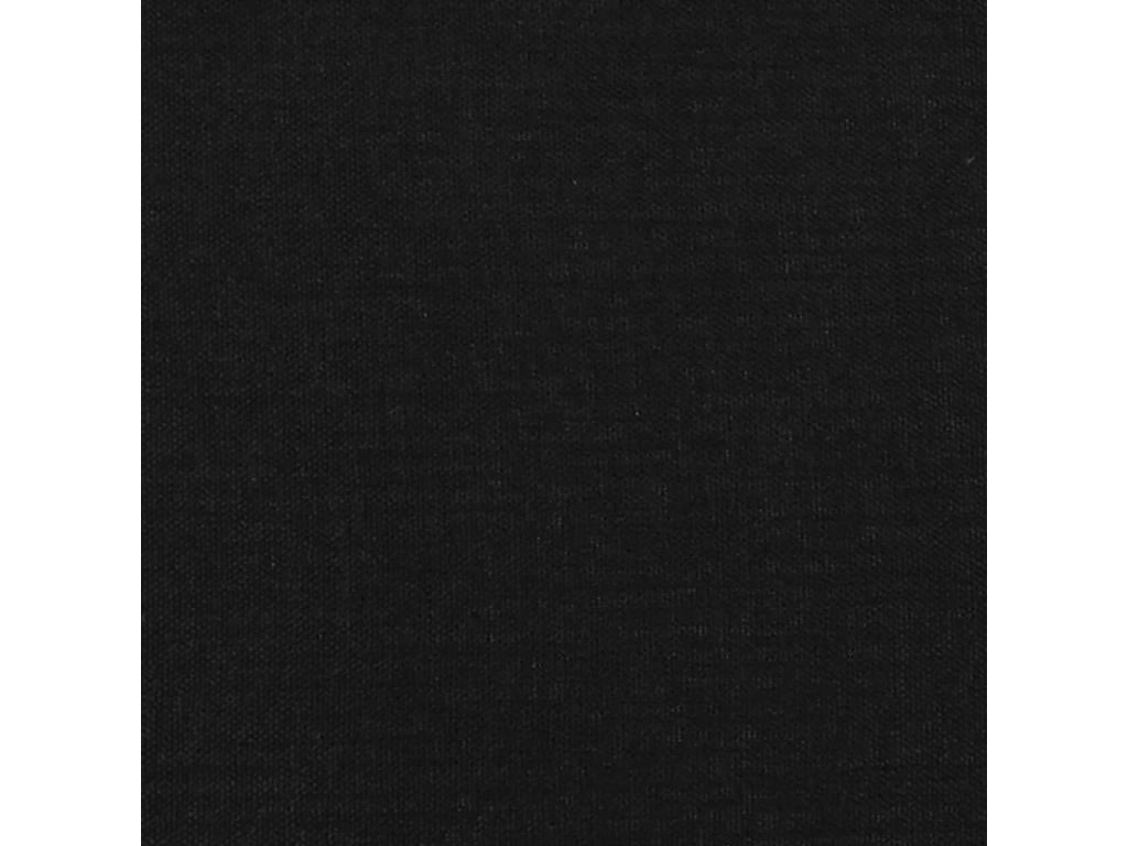 Cadre de lit sans matelas noir 120x190 cm tissu SVQX62292