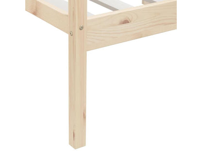 Cadre de lit Bois de pin massif 90x200 cm ZSXJ17909