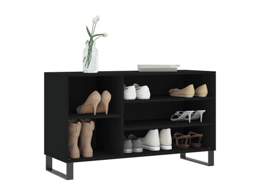 Armoire à chaussures Noir 102x36x60 Bois d'ingénierie XZSN06225