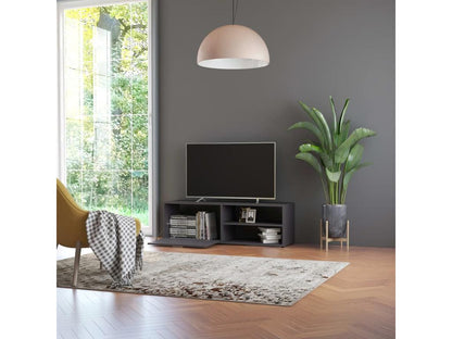 Meuble TV Gris 120x34x37 cm Bois d'ingénierie WRDA71326