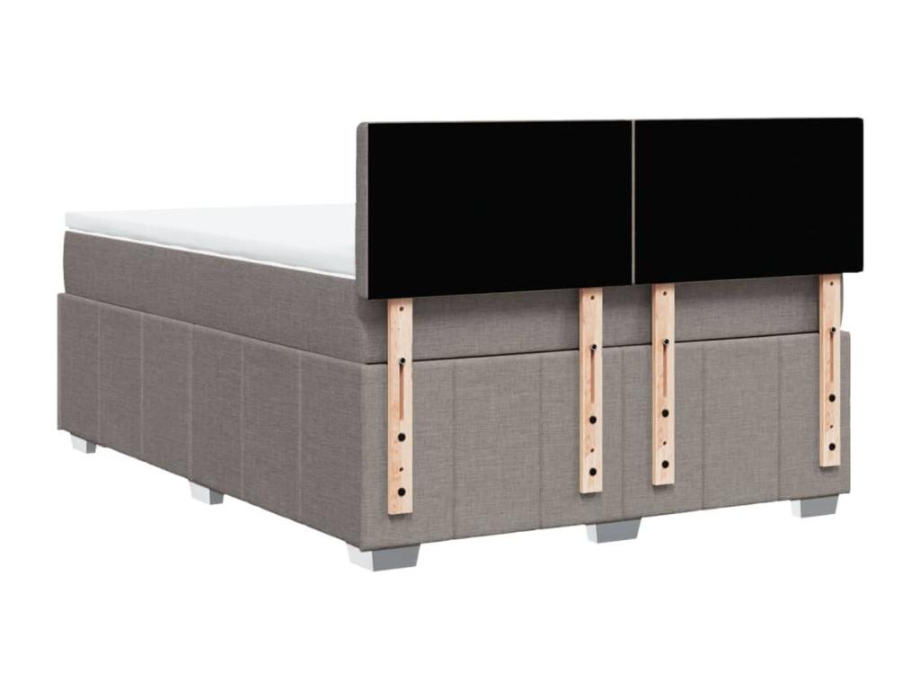 Sommier à Ventoriq de lit avec matelas Ventoriq 160x200 cm Tissu PYYY70700