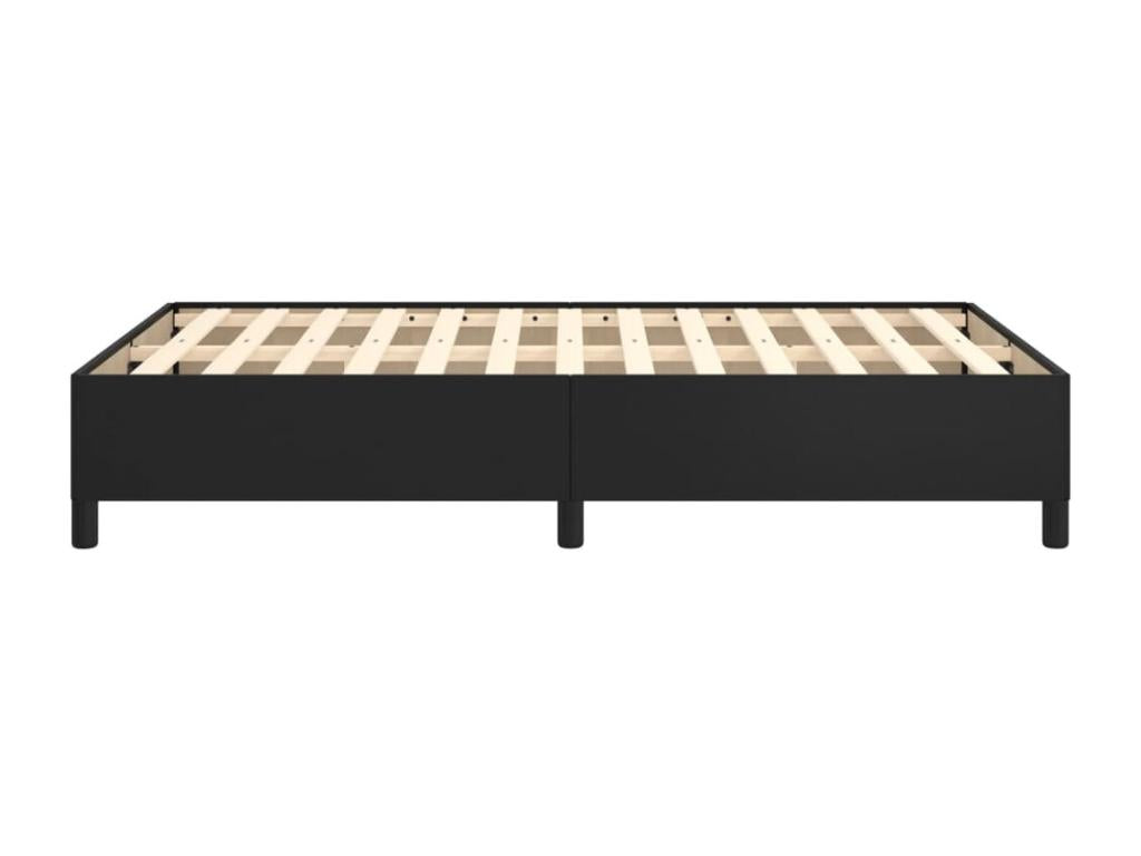 Cadre de lit noir 120x190 cm similicuir RNCB67852