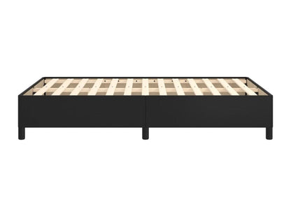 Cadre de lit noir 120x190 cm similicuir RNCB67852