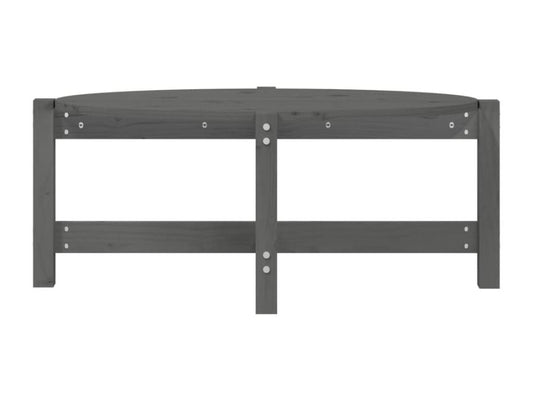 Table basse Gris 87x48x35 Bois massif de pin VIQB74425