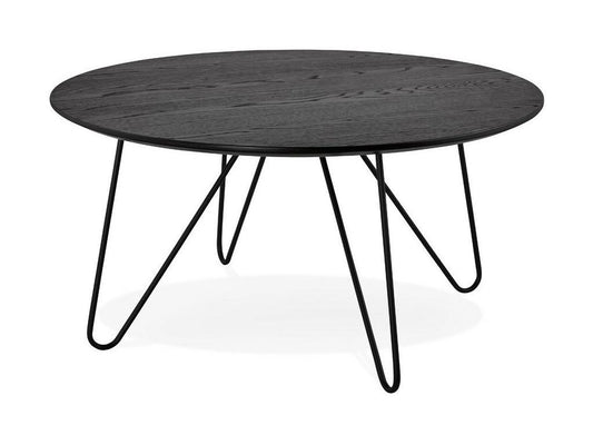 Table basse Design Boislis 80cm Noir WHBW18477