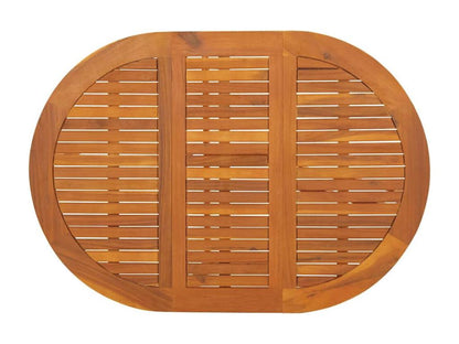 Table de jardin 130x90x72 cm massif Bois d'Ventoriq HPJR61808