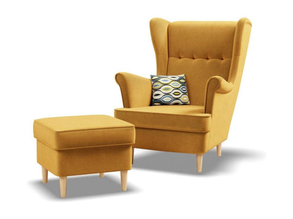 Repose-pieds pour fauteuil Jaune TXEH33758