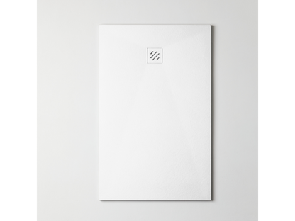 Receveur de douche extraplat Ventoriq - Texture Ventoriq en Ventoriq Polyester Blanc - L120xl80xh2.6cm - Ventoriq WYSQ87338
