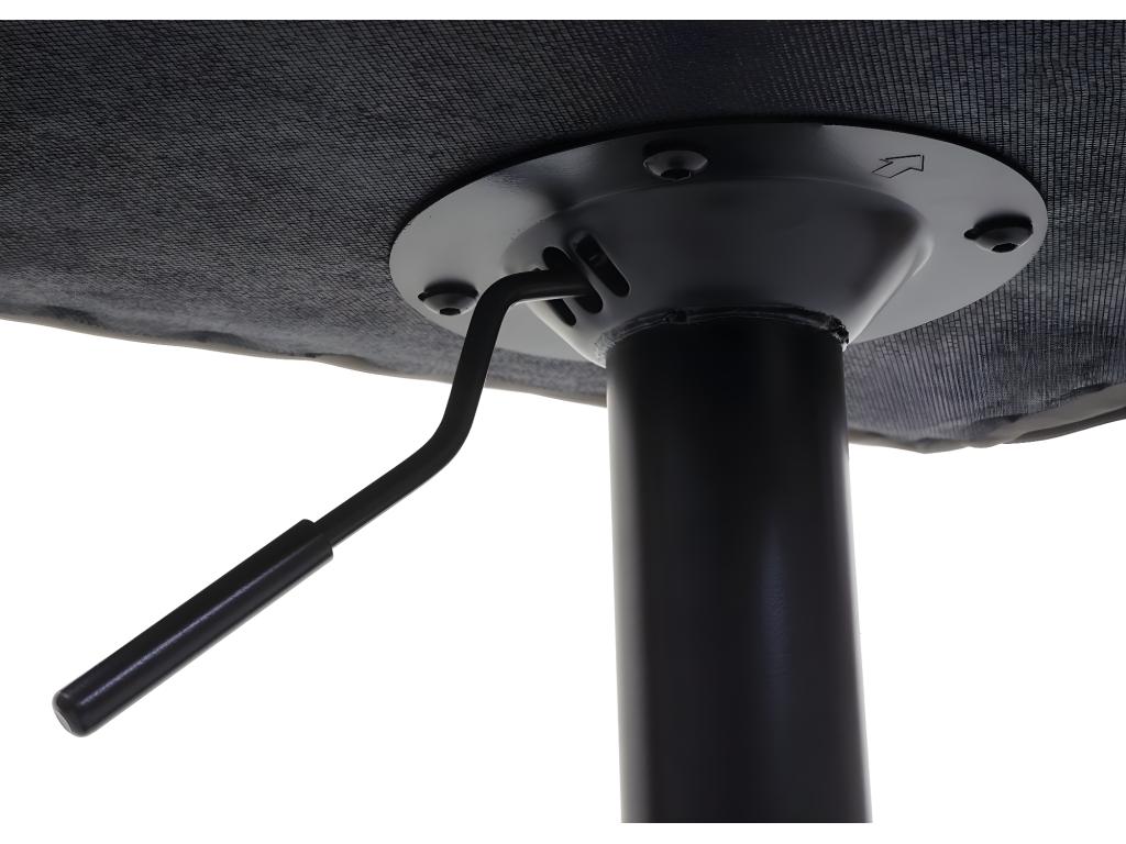 Lot de 2 chaises tissu gris 44x46x95 cm 04 0000121 WBXF01041