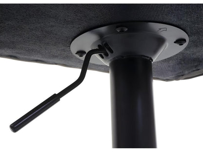 Lot de 2 chaises tissu gris 44x46x95 cm 04 0000121 WBXF01041