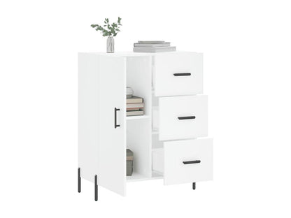 Buffet blanc 69,5x34x90 cm bois d'ingénierie FDFS93732