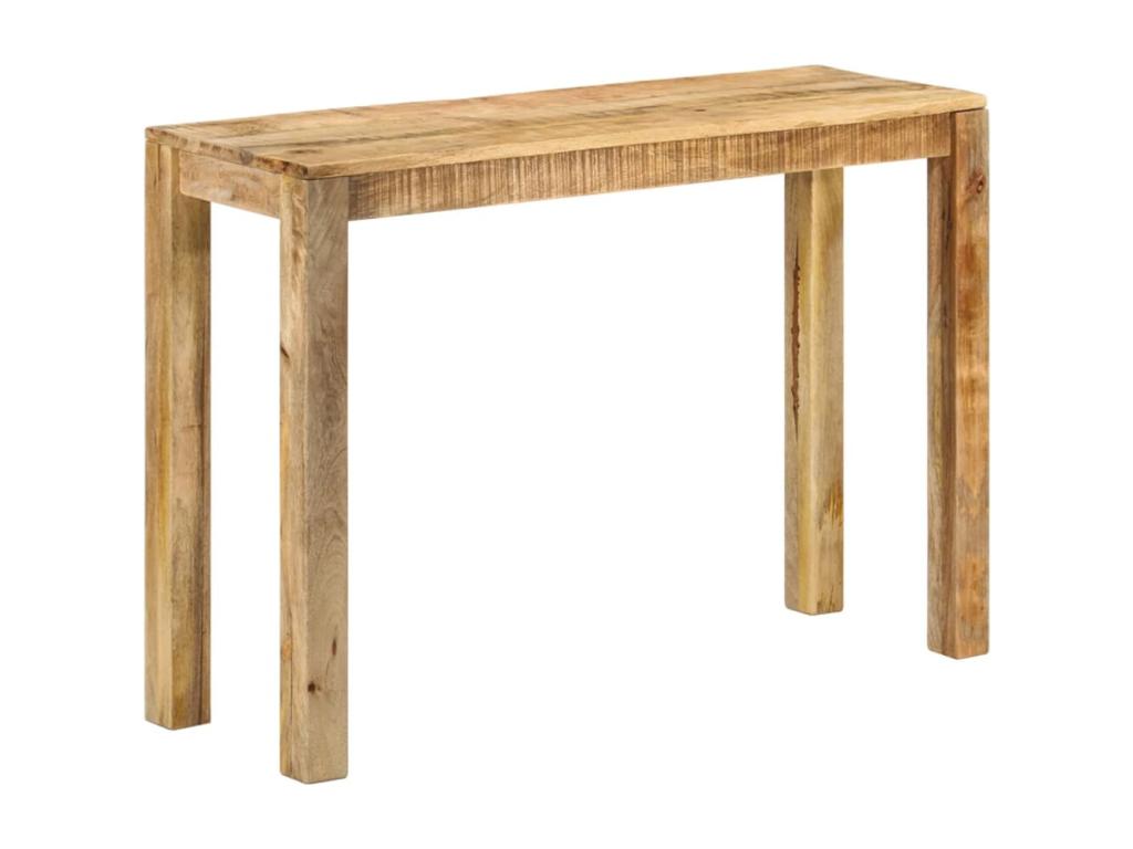 Table console 110x35x76 cm Bois de manguier brut JLEB26786