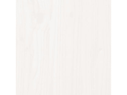 Salon de jardin 7 pièces Blanc Bois de pin massif SCKQ39118