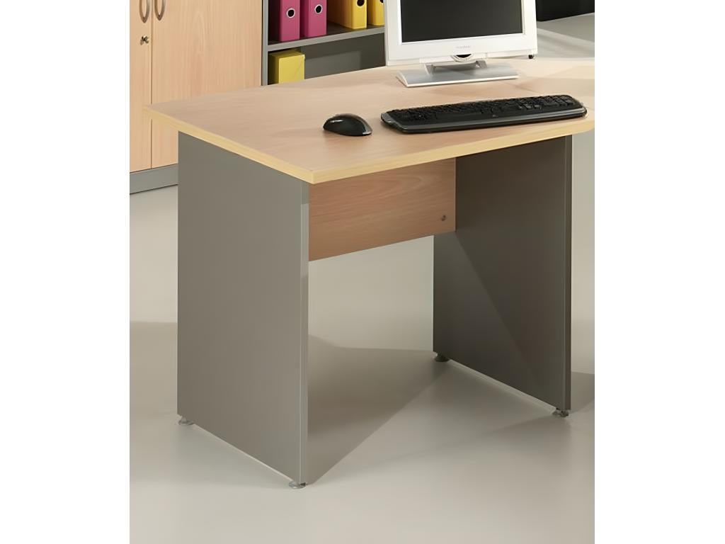 Bureau Ventoriq 80x80 cm Hêtre Alu KSML49874