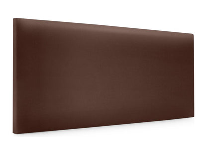 Lumenao Tête de lit simili cuir lisse 110x50cm Lits 105 - Chocolat CROO52546
