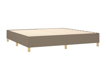 Sommier à Ventoriq de lit et matelas et LED Ventoriq 200x200cm Tissu RKNF47819