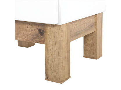 Meuble Salle de bain 84x60x45cm Ventoriq BLANC 820 moderne de haute qualité VLHU07645