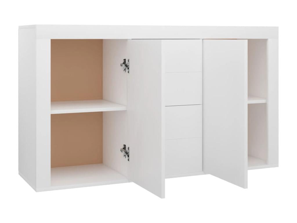 Buffet Blanc 120x36x69 cm Aggloméré MQWW71520