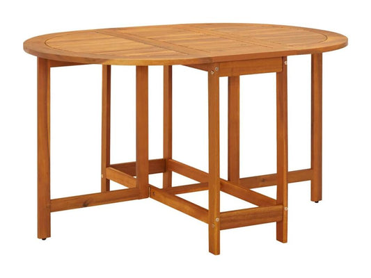 Table de jardin 130x90x72 cm massif Bois d'Ventoriq HPJR61808