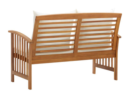 Banc de jardin avec coussins 119 cm Bois solide d'Ventoriq THDS05431