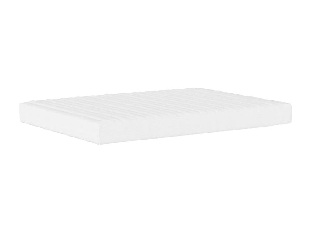 Lit avec matelas noir 140x200 cm velours VCRU20516