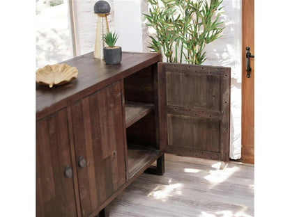 Buffet en bois recyclé 3 portes Ventoriq BVWY58395