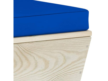 Salon de jardin palette 10 pièces avec coussins Épicéa imprégné XRWI52568