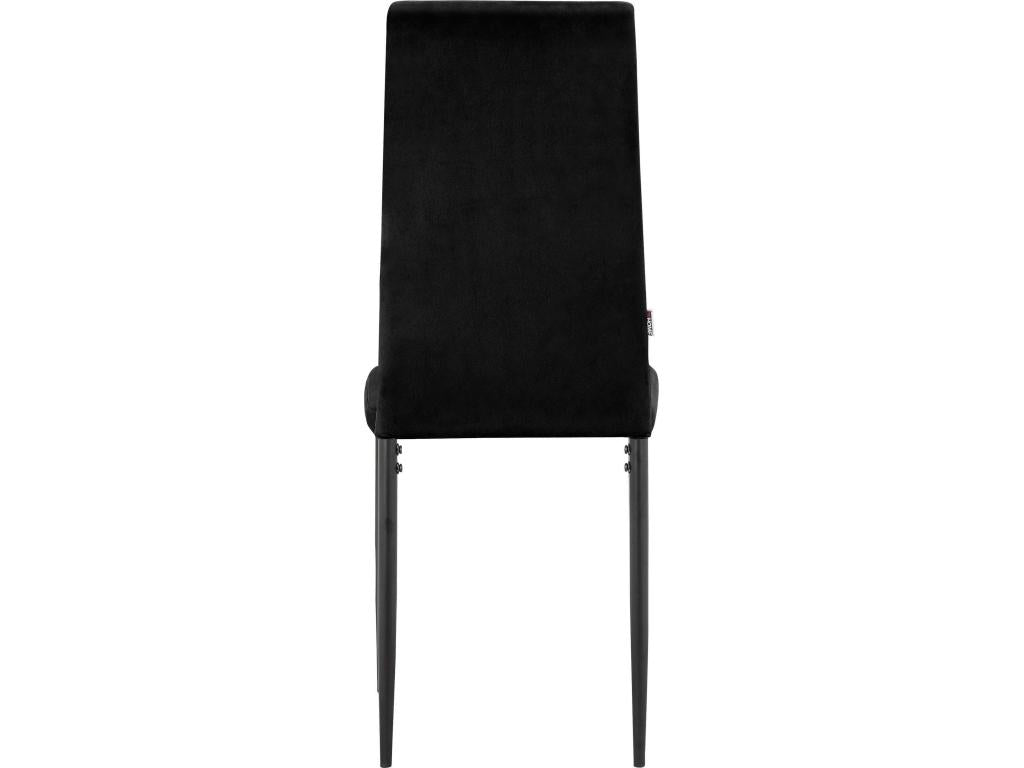 Chaise de salle à manger Ventoriq 4pk Noir COMF75519