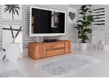 VENTO - Commode basse avec tiroirs en cœur de hêtre finition à l'huile naturelle LOLJ16631