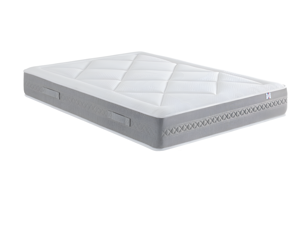 Matelas Ressorts ensachés Mémoire de forme 120x190 - 5 zones de confort - 28cm - Confort Ferme PGUH98665