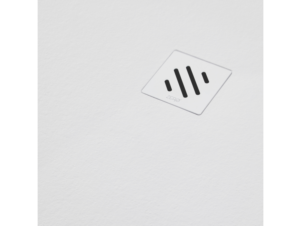 Receveur de douche extraplat Ventoriq - Texture Ventoriq en Ventoriq Polyester Blanc - L120xl80xh2.6cm - Ventoriq WYSQ87338