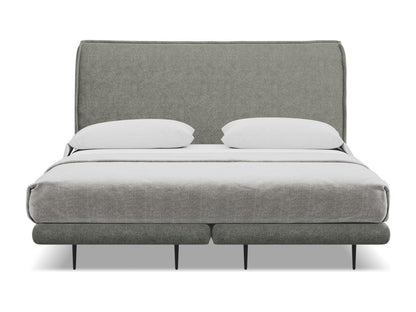 Lit matelas capitonné en tissu bouclette 140x200 - éléphant - Ventoriq ERWC39381