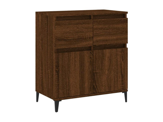 Buffet Chêne marron 60x35x70 cm Bois d'ingénierie QAYQ97159