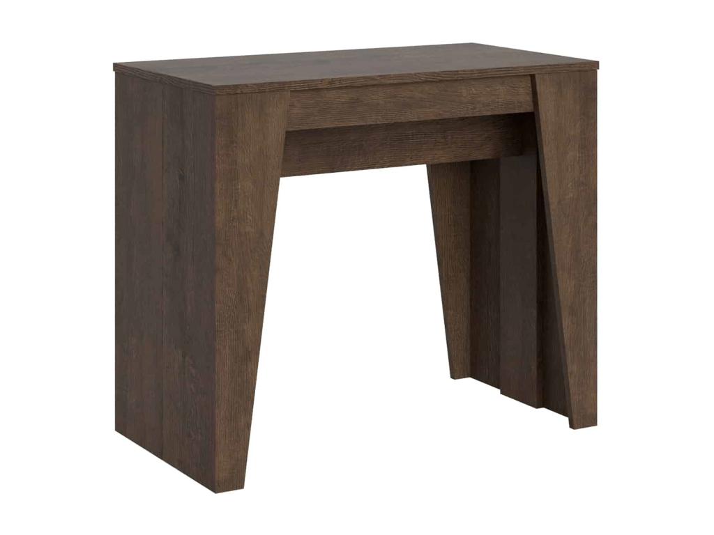 Console extensible 90x48/308 cm Ventoriq noyer SLBQ81923