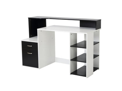 Bureau Informatique Ventoriq Noir et Blanc ENKW27103