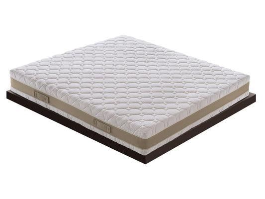 Matelas à mémoire de forme 3 canapés déhoussable 5 cm de mousse à mémoire de forme 7 zones de confort 90x200 cm DTYG41245