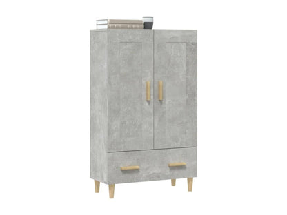 Buffet haut Gris béton 70x31x115 cm Bois d'ingénierie OSYC83642