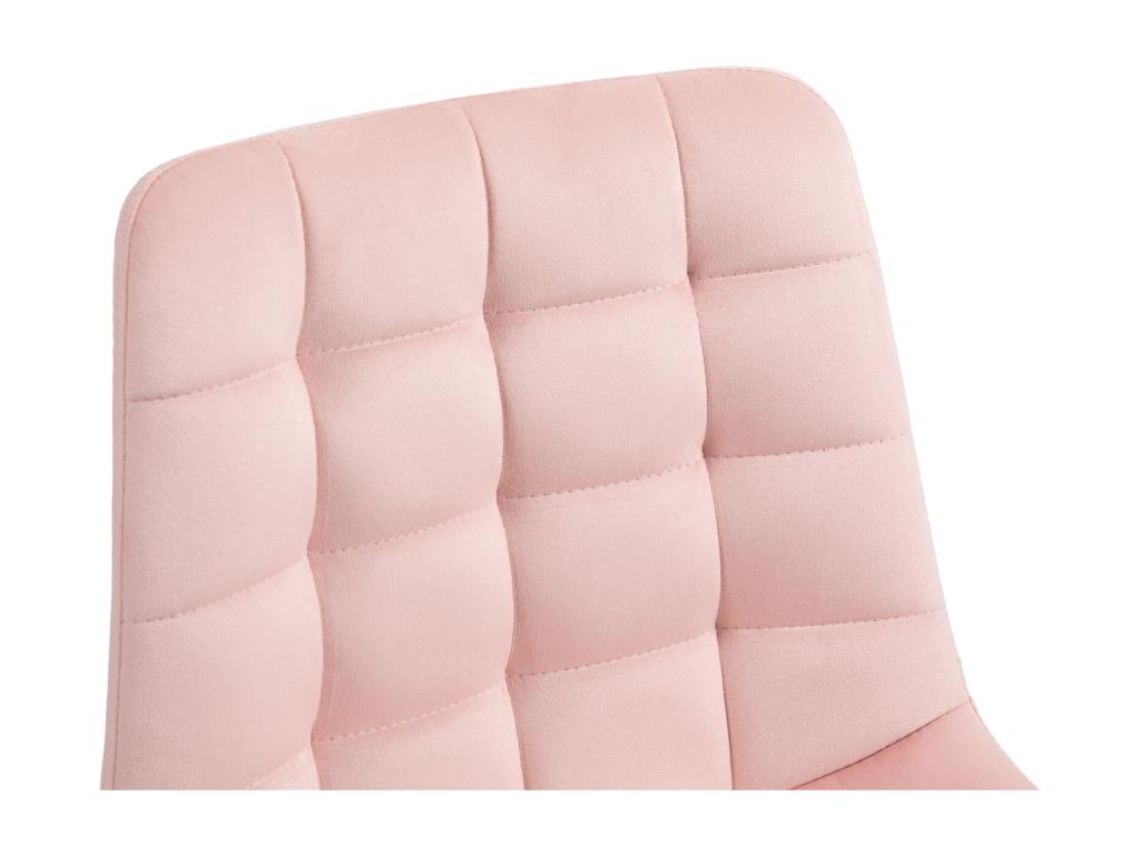 Chaise de bureau Ventoriq pour enfants réglable en hauteur Rose AMOV70837