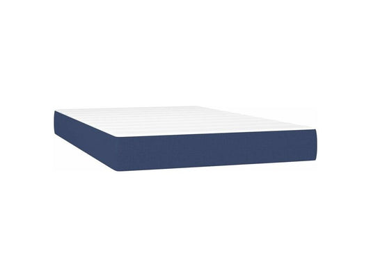 Sommier à Ventoriq de lit avec matelas Bleu 120x200 Tissu HBEY02750