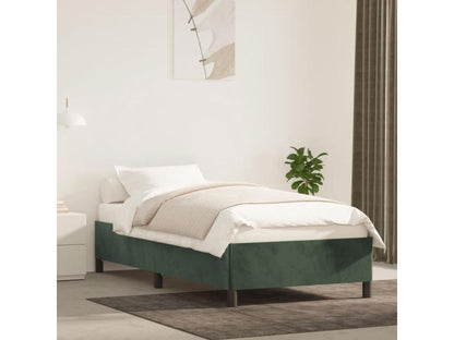Cadre de lit Vert foncé 90x190 cm Velours MFJI51154