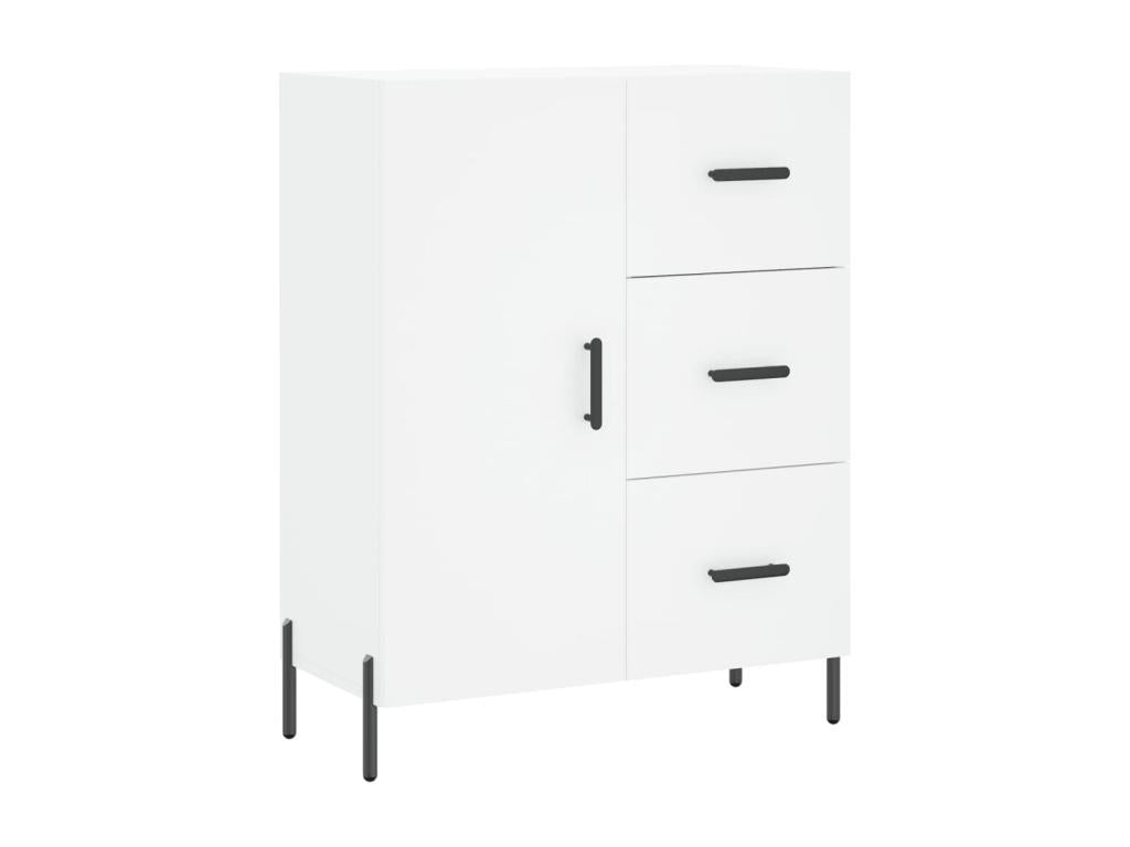 Buffet blanc 69,5x34x90 cm bois d'ingénierie FDFS93732