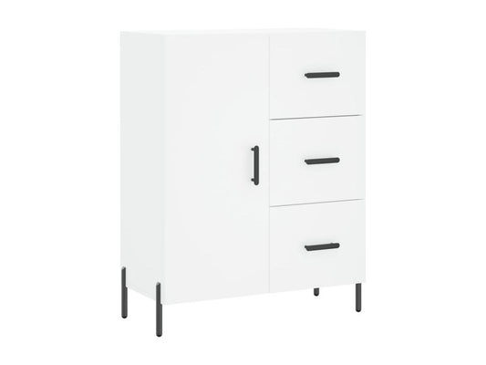 Buffet blanc 69,5x34x90 cm bois d'ingénierie FDFS93732