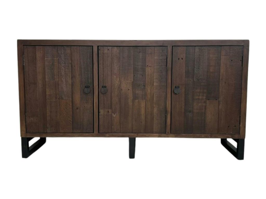 Buffet en bois recyclé 3 portes Ventoriq BVWY58395